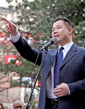 Unions protest Republican attacks