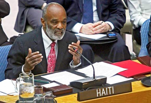 Haiti’s leader criticizes U.N. military focus