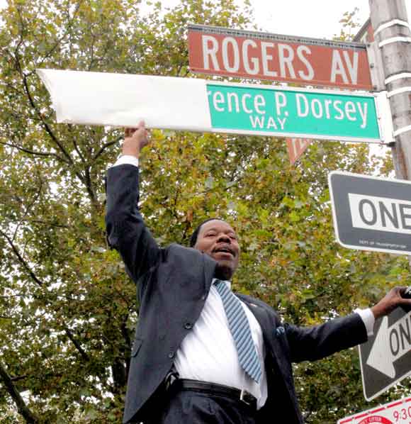 Lawrence P. Dorsey Way unveiled|Lawrence P. Dorsey Way unveiled