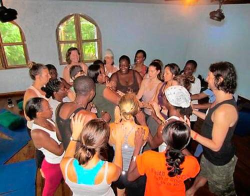 Grenadian caregivers get new yoga skills