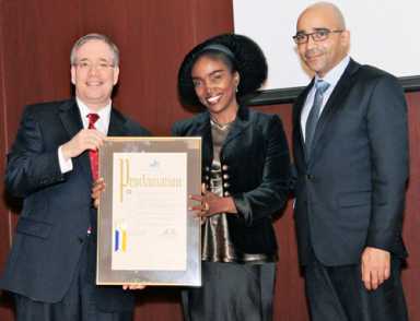 Manhattan Boro prez honors Haitians|Manhattan Boro prez honors Haitians