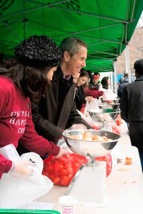 Local families get free fresh produce
