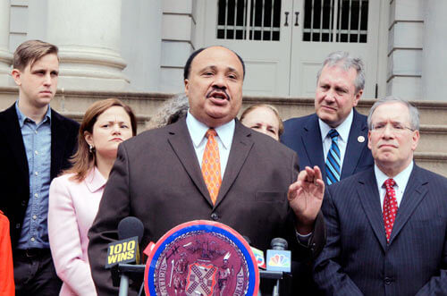 Martin Luther King III, city officials call for police reform
