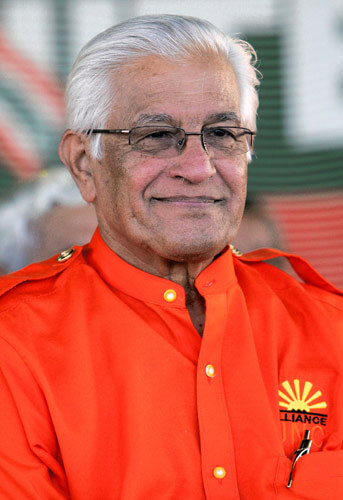 Former Prime Minister of Trinidad Basdeo Panday.
