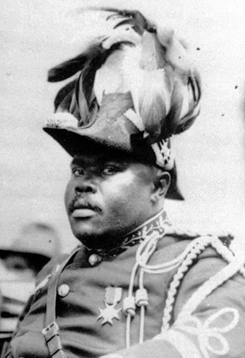 Jamaica's first National Hero, Marcus Garvey.