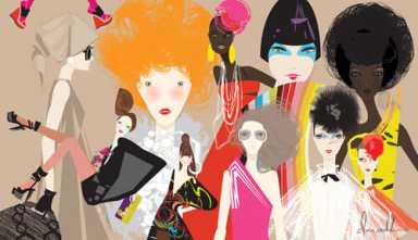 Fashion Illustration Exhibition for the fall|Fashion Illustration Exhibition for the fall