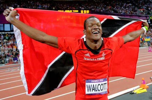 Trinidad's Keshorn Walcott during the athletics in the Olympic Stadium at the 2012 Summer Olympics, London,Saturday 4, Aug. 11, 2012.