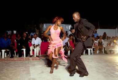Haitian amputee makes comeback on dance floor