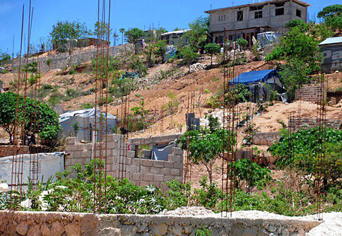 Costly reconstruction of Haiti slum