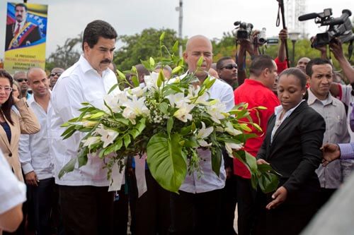 Venezuelan leader Nicolas Maduro visits Haiti