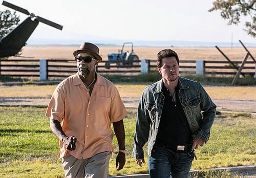 Washington; Wahlberg co-star in implausible crime caper