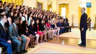 Trinbagonian interns at White House|Trinbagonian interns at White House