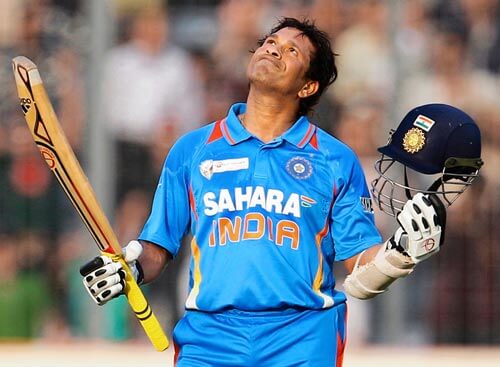 Indian cricketer Sachin Tendulkar