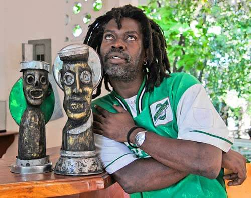 Sculptures honor Gede in Haiti|Sculptures honor Gede in Haiti
