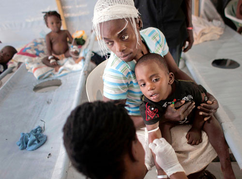UN: Haiti has more cholera than any other nation