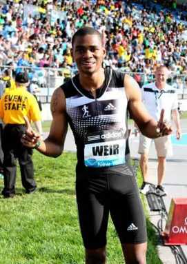 Blake upset in 100 meters|Blake upset in 100 meters