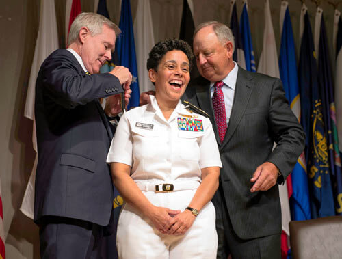 US Navy appoints first female four-star admiral