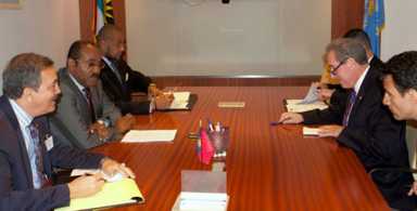 Antigua, US discuss trade dispute