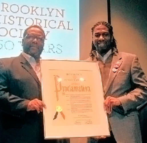 Brooklyn actor receives Black History Month award
