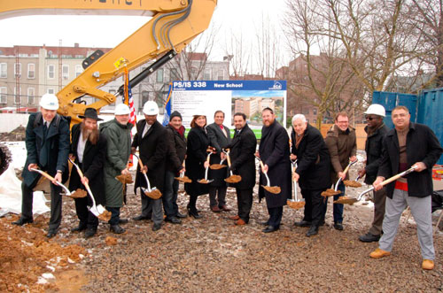 Groundbreaking ceremony for new school in Brooklyn