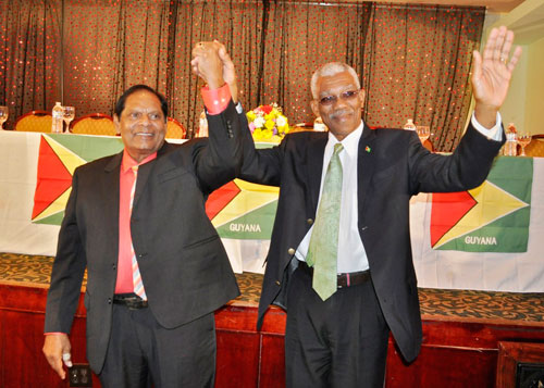 Coalition promises a united Guyana|Coalition promises a united Guyana
