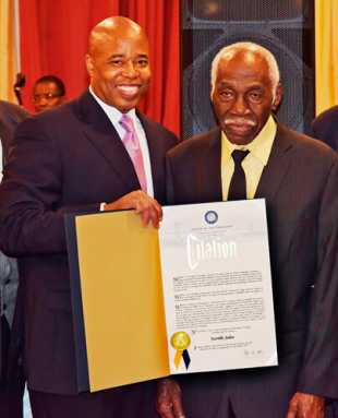 Special recognition for pan veteran