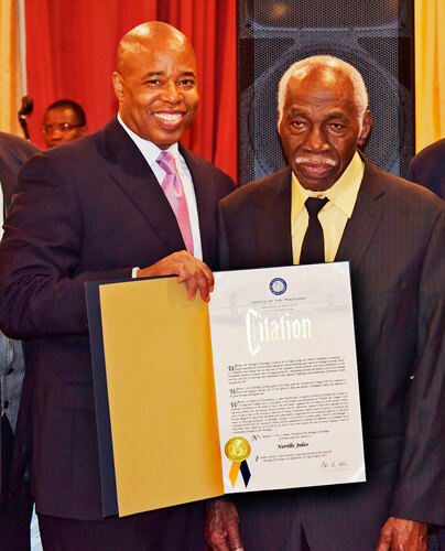 Special recognition for pan veteran