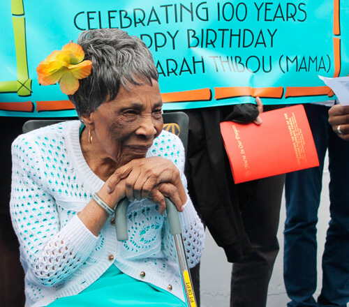 Florence Sarah Thibou celebrates 100 years
