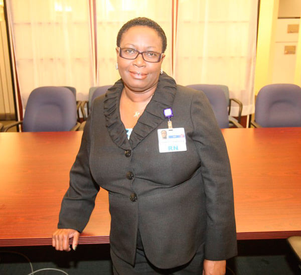 Lorna Hylton-Webb: Serves difficult patients with patience