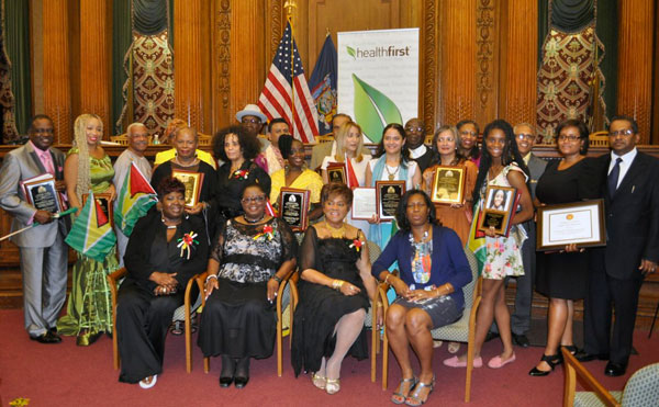 Guyanese nationals hailed at Brooklyn Boro Hall