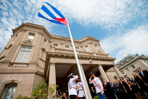U.S. restores full diplomatic ties with Cuba