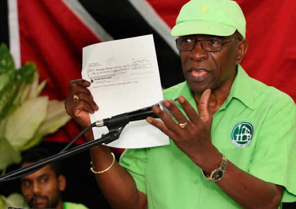 Trinidad AG paves way for Warner extradition proceedings