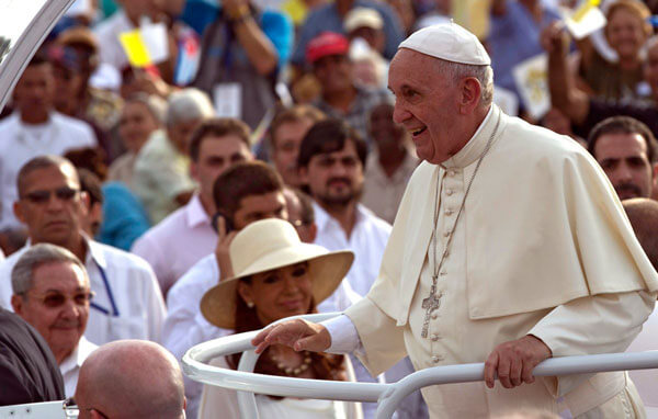 Pontiff arrives in Cuba with message of solidarity, reconciliation