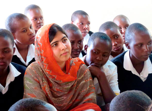 Powerful portrait of Nobel prize-winning teen