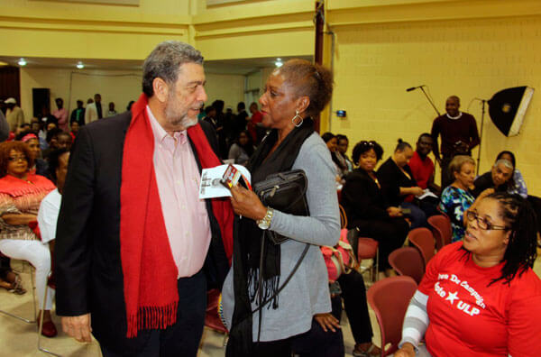 Vincentian PM appeals for another term|Vincentian PM appeals for another term