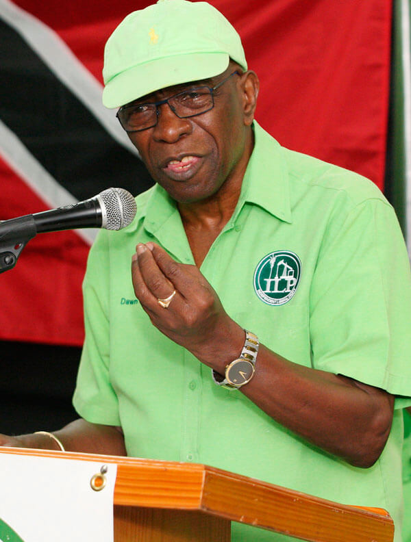 Jack Warner takes a back seat from politics