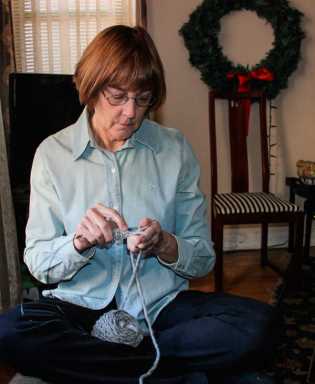 Hand-knit with love by NY grandmothers|Hand-knit with love by NY grandmothers