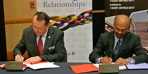 Dept of Defense center signs agreement with UWI, UTT|Dept of Defense center signs agreement with UWI, UTT