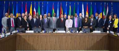 PM Harris champions CARICOM’s case on correspondent banking