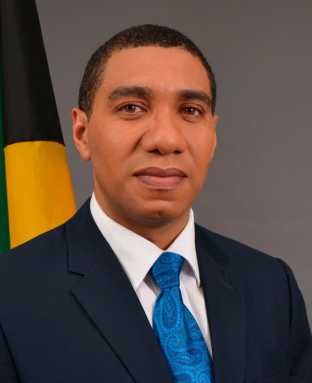 Jamaica Prime Minister Andrew Holness.