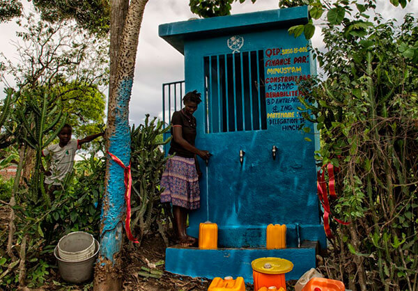 Potable water campaign in Haiti