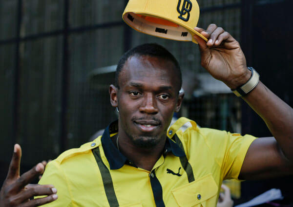 Jamaican sprinter Usain Bolt.