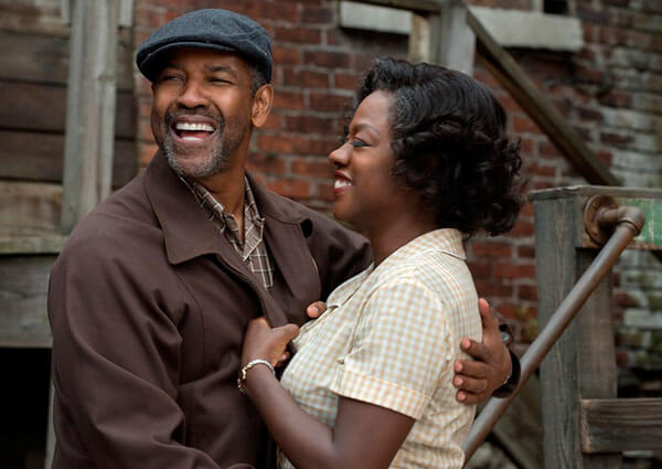 Denzel Washington and Viola Davis in "Fences" a film directed by Denzel Washington from a screenplay by August Wilson, adapted from Wilson's Pulitzer Prize and Tony Award-winning play.