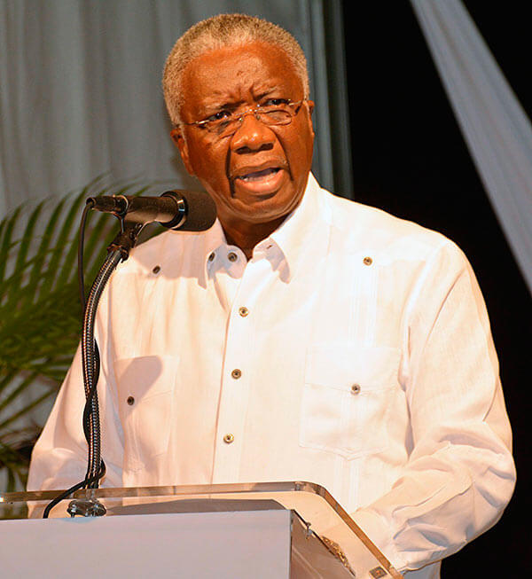 Prime Minister Freundel Stuart.