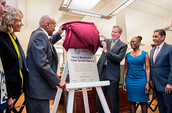 Harry Belafonte gets library renamed after him