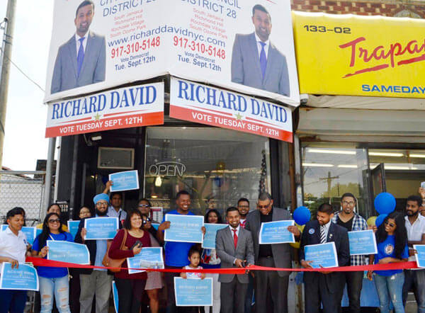 Richard David promises to fight for City Council District 28 residents in Queens