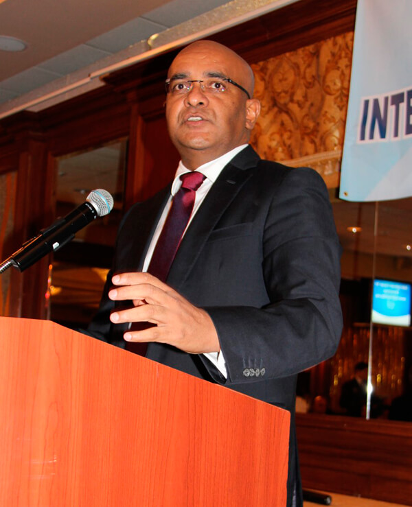 Guyana's Vice President, Bharrat Jagdeo.