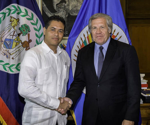 New Permanent Rep. of Belize to OAS presents credentials