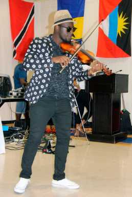 Vincentian violinist wows audience