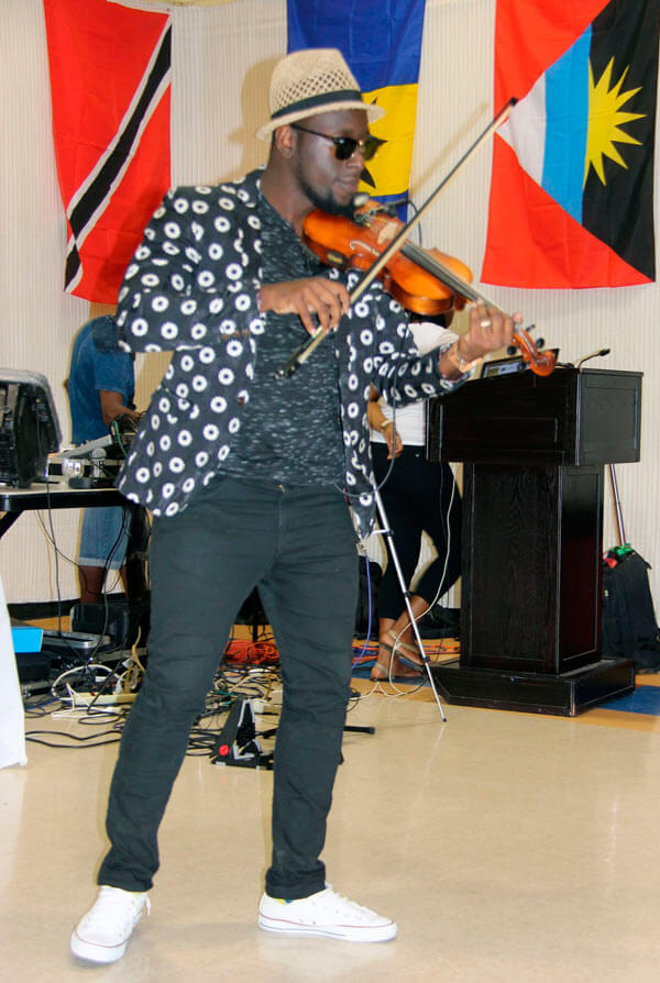 Vincentian violinist wows audience